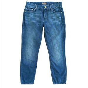 Mother The Looker Crop Jeans Dolphin Dreams